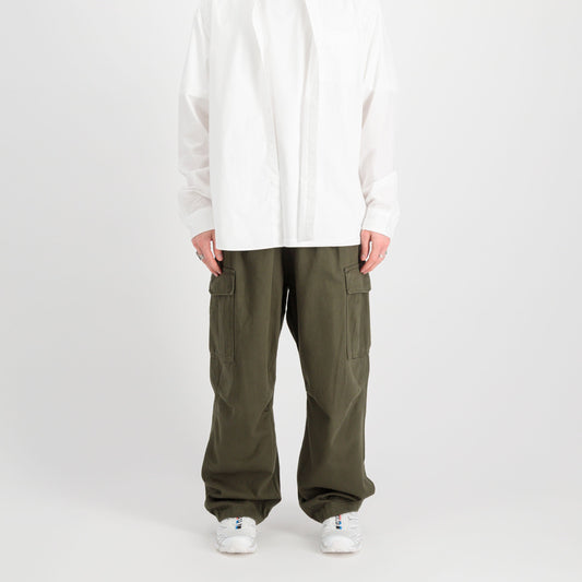 Men's Alpha Industries Aircraft Cargo Pants - Baggy Straight Leg Cotton