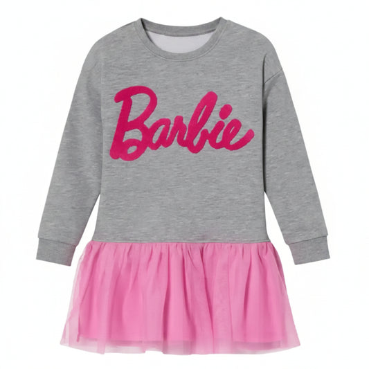 Mattel Barbie Girls Dress With Tulle Skirt 134/140 8-10 Years