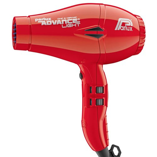 Powerful Parlux Advance Light Red Ionic Ceramic Hair Dryer - Salon Quality