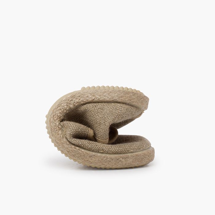 Boys' Classic Linen Dress Espadrilles with Comfortable Insole and Flexible Sole