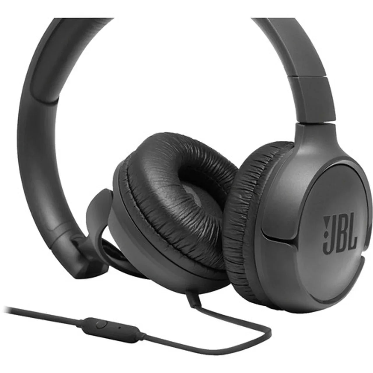 JBL TUNE 500 Black On-Ear Wired Headphones: Pure Bass, Foldable Design, Mic - Gomix Brands Outlet