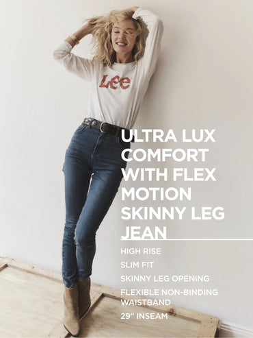 Lee Women's Ultra Lux Comfort High Rise Slim Fit Skinny Jeans - Gomix Brands Outlet