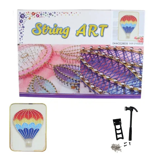 DIY Hot Air Balloon String Art Craft Kit for Creative Fun - Gomix Brands Outlet