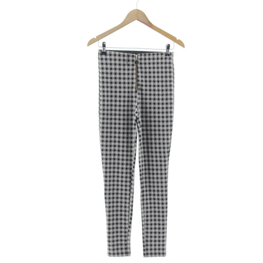 Zara Checkered Slim Fit Pants Size Small – Trendy Casual Wear