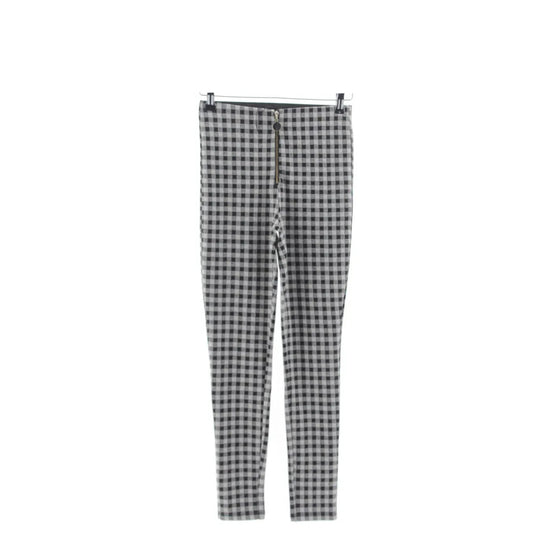 Zara Checkered Slim Fit Pants Size Small – Trendy Casual Wear - Gomix Brands Outlet