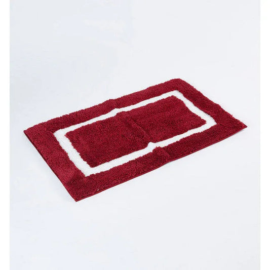 LENO Tufted Rectangular Bathmat 80x50 cm Soft Absorbent - Gomix Brands Outlet