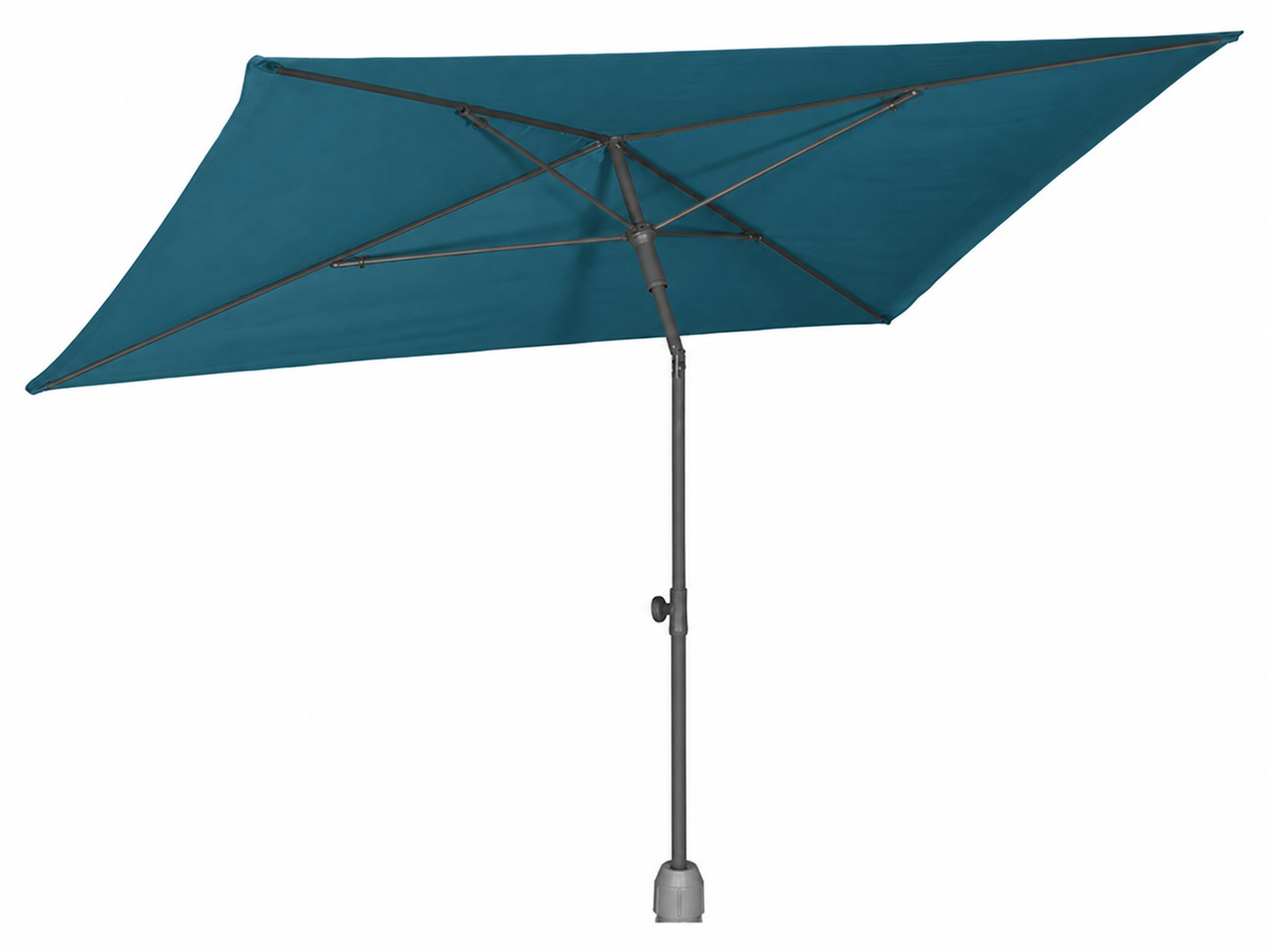 Livarno Home Rectangular Parasol 210x140cm UV80 Steel
