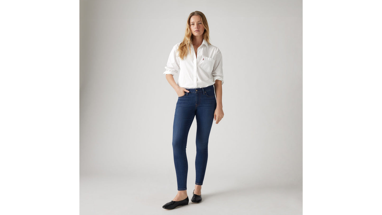 Levi's 711 Skinny Women's Dark Wash Stretch Denim Jeans