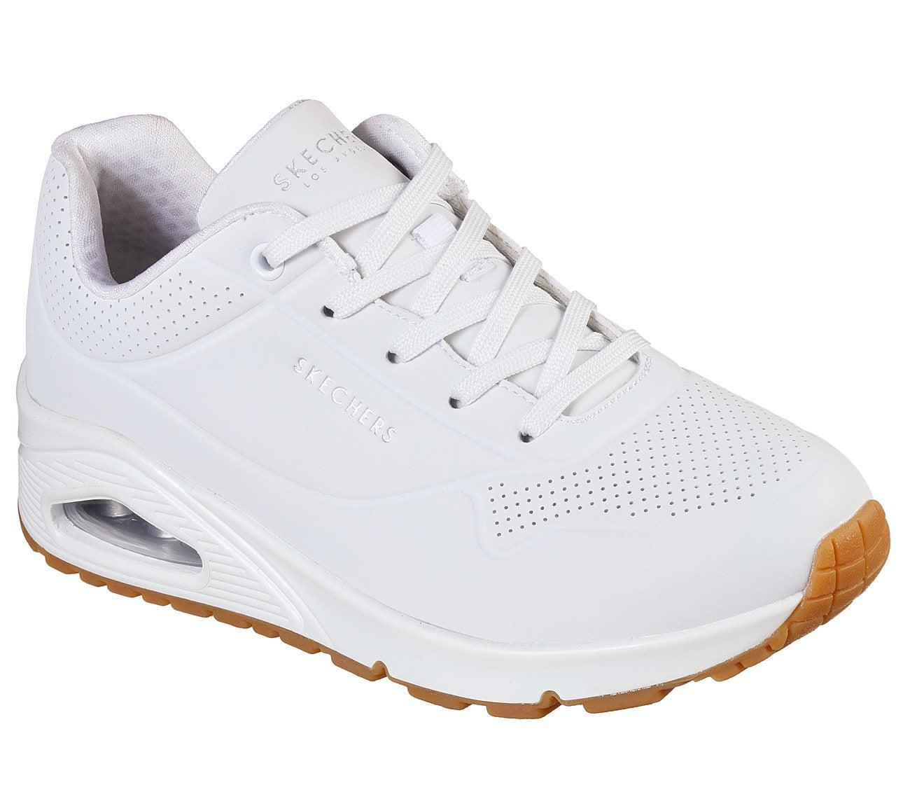 Skechers Uno Stand on Air Women's Classic Cushioned Comfort Sneaker White