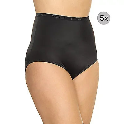 LITTLE ROSE 4-Pack Microfiber Jacquard Waist Maxi Briefs for Ultimate Everyday Comfort - Gomix Brands Outlet