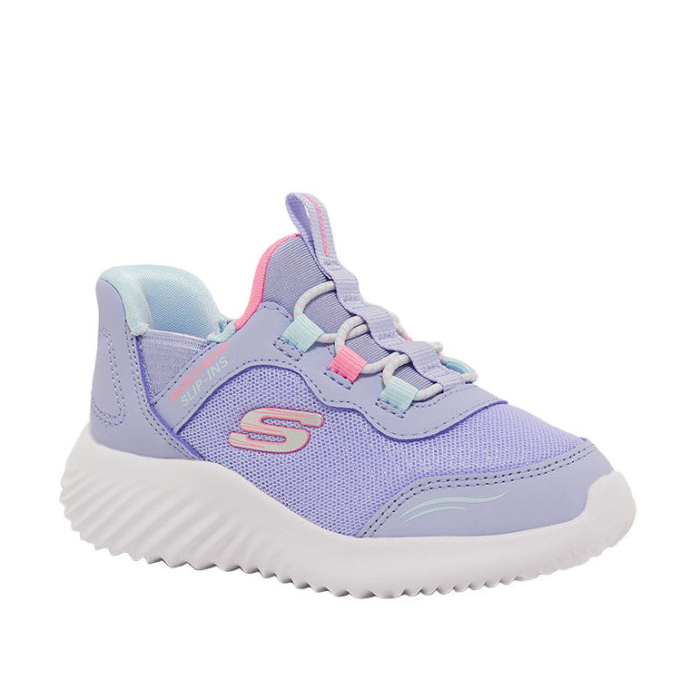 Skechers Kids' Bounder Mesh Slip-On Shoes with Air-Cooled Memory Foam