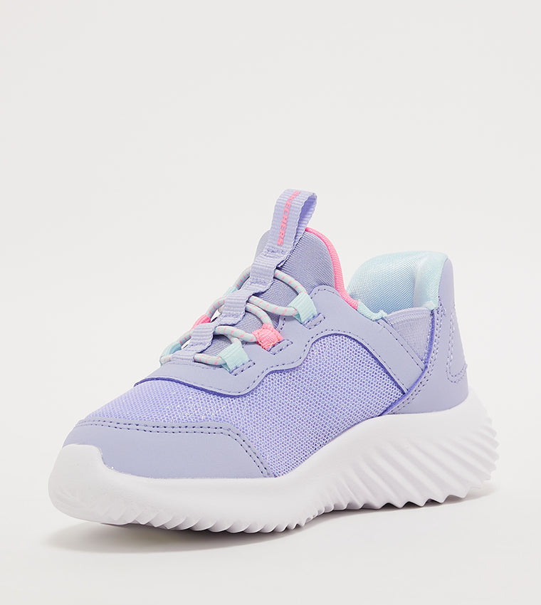 Skechers Kids' Bounder Mesh Slip-On Shoes with Air-Cooled Memory Foam