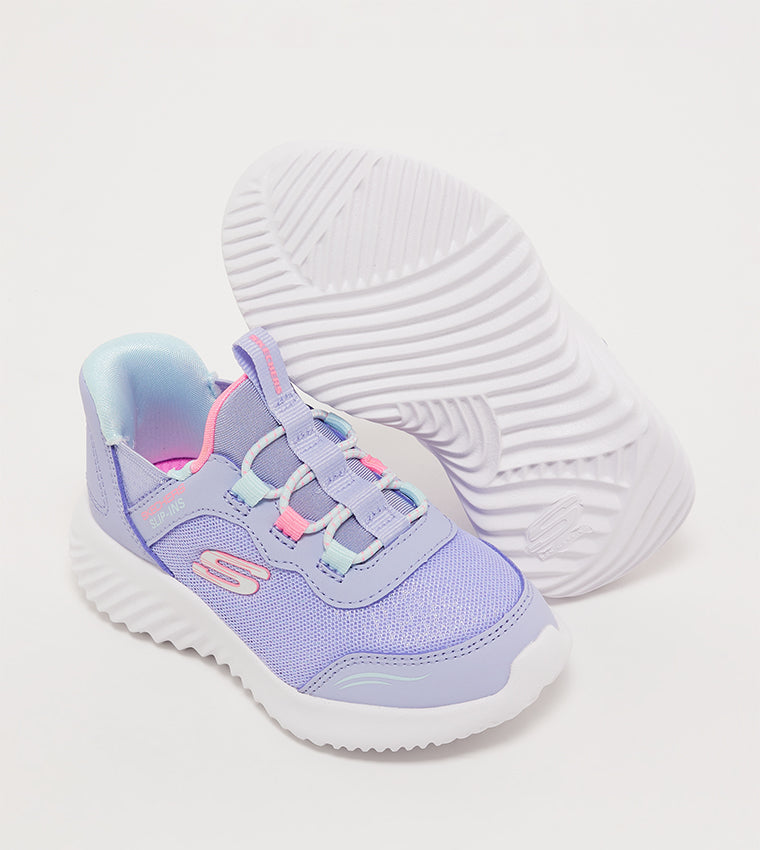 Skechers Kids' Bounder Mesh Slip-On Shoes with Air-Cooled Memory Foam