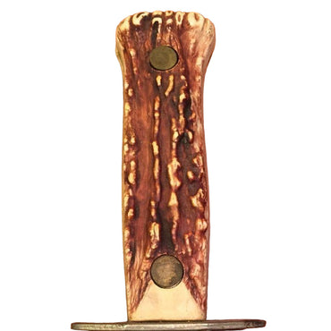 Knife with a wooden handle