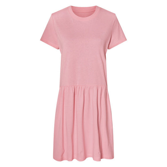 Esmara Women's Dress Navy Blue Pink Green Organic Cotton