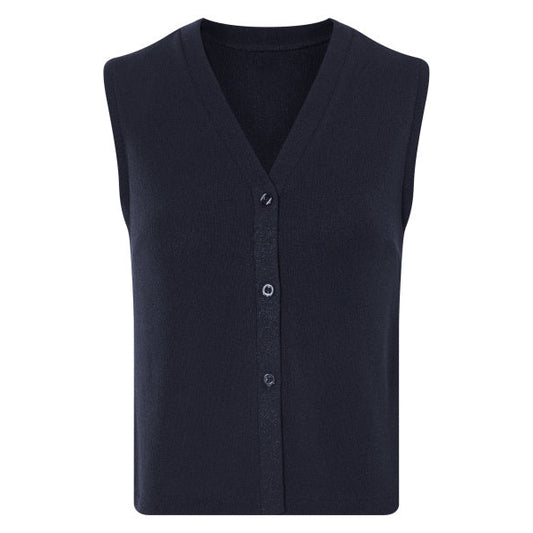 Esmara Women's Recycled Textured Vest Navy Blue S (36/38)