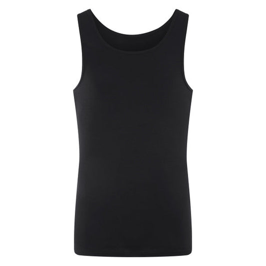 Livergy Men's Cotton Tank Top Black Size 6/L