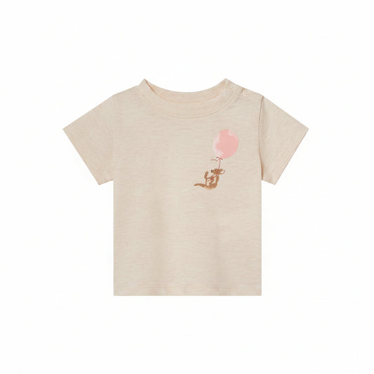 Lupilu Baby Organic Cotton T-Shirt Beige 62/68