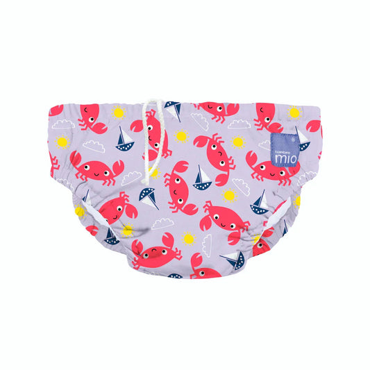 Bambino Mio Reusable Swim Nappy with Crab Design