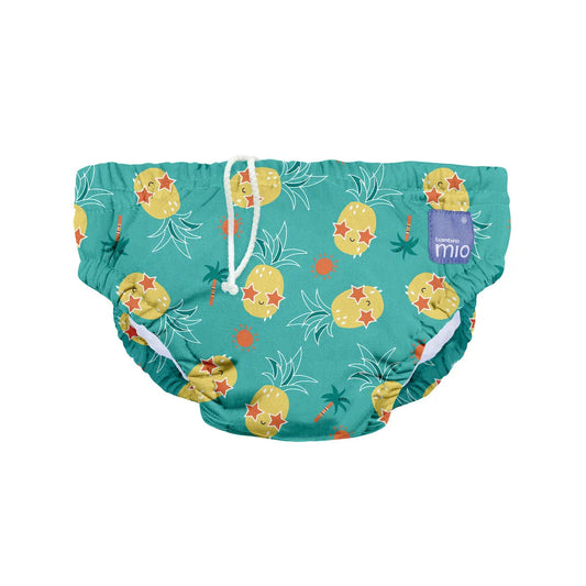 Bambino Mio Reusable Swim Nappy Prints - Pineapple Party