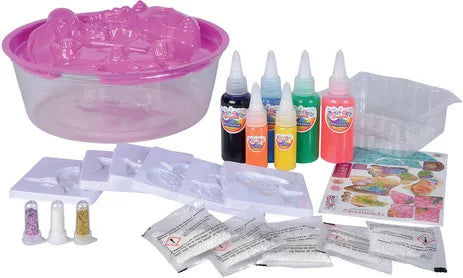 Aqua Gelz Mermaid Creation Kit: DIY 3D Gel Art & Craft Figures for Kids