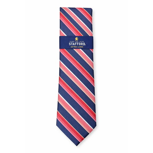 Stafford Orange Extra Long Men's Tie – Classic Formal