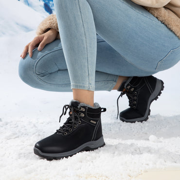 Dream Pairs Women’s Waterproof Warm Faux‑Lined Ankle Boots