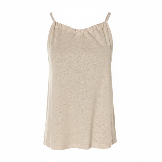 Esmara Women's Linen-Viscose Tank Top Beige