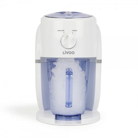 Livoo 2-in-1 Slushie Maker and Ice Crusher White 1.1L 25W