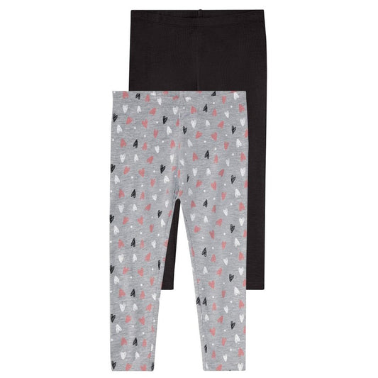 lupilu Girls' Leggings 2-Pack
