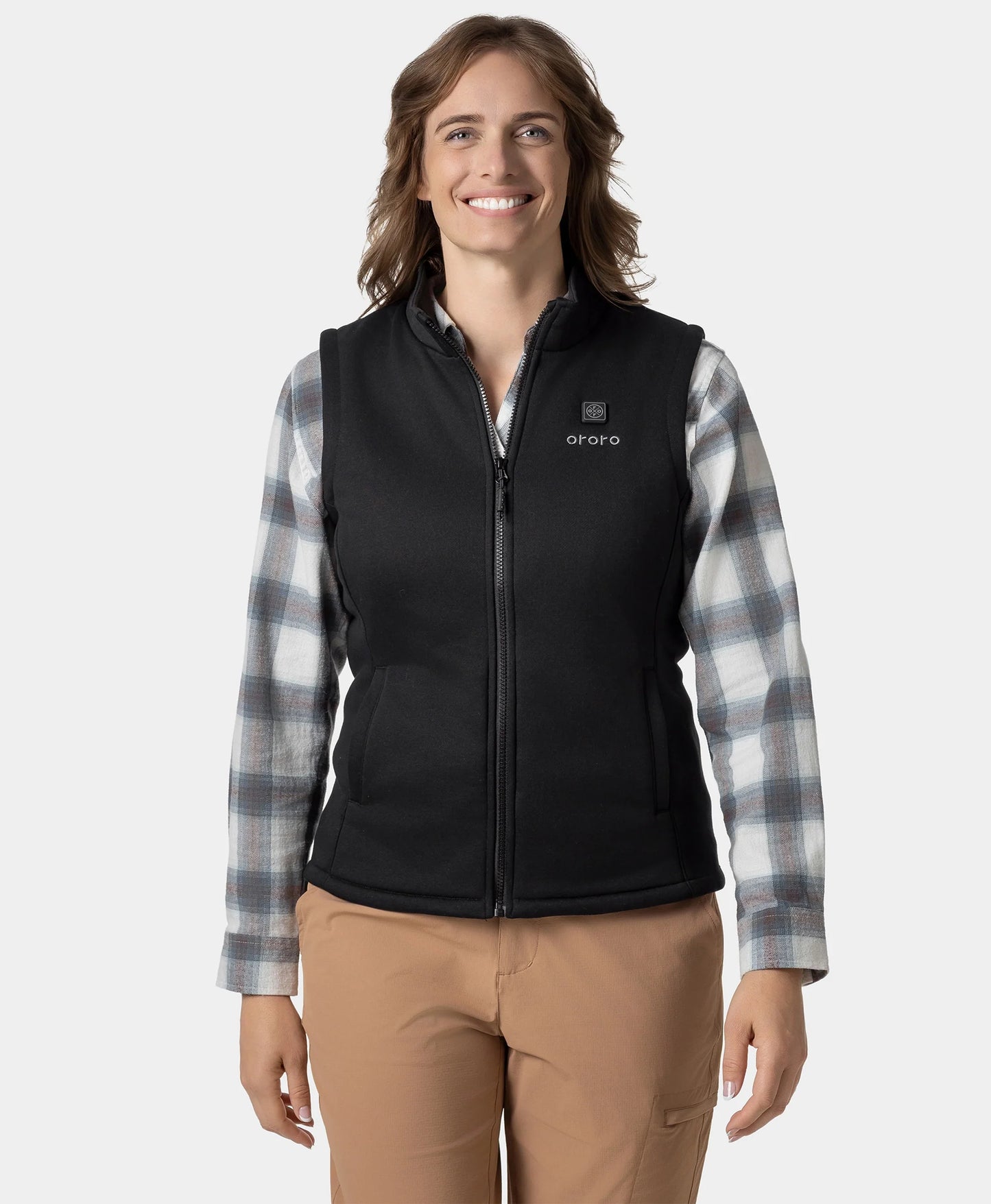 Women's Ultra‑Warm Heated Fleece Vest with 3‑4 Heating Zones