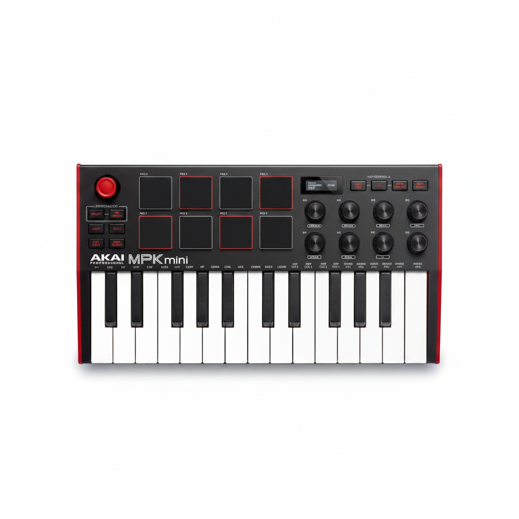 Akai MPK Mini MKIII USB MIDI Keyboard Controller with 25 Keys