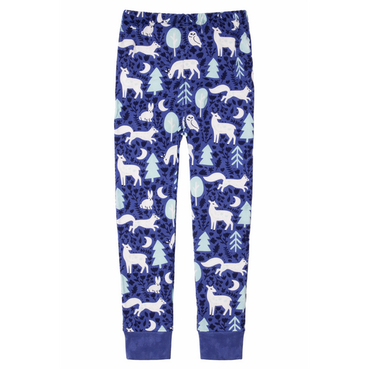 Cat & Jack Girls' Long Sleeve Forest Animal Pajama pants