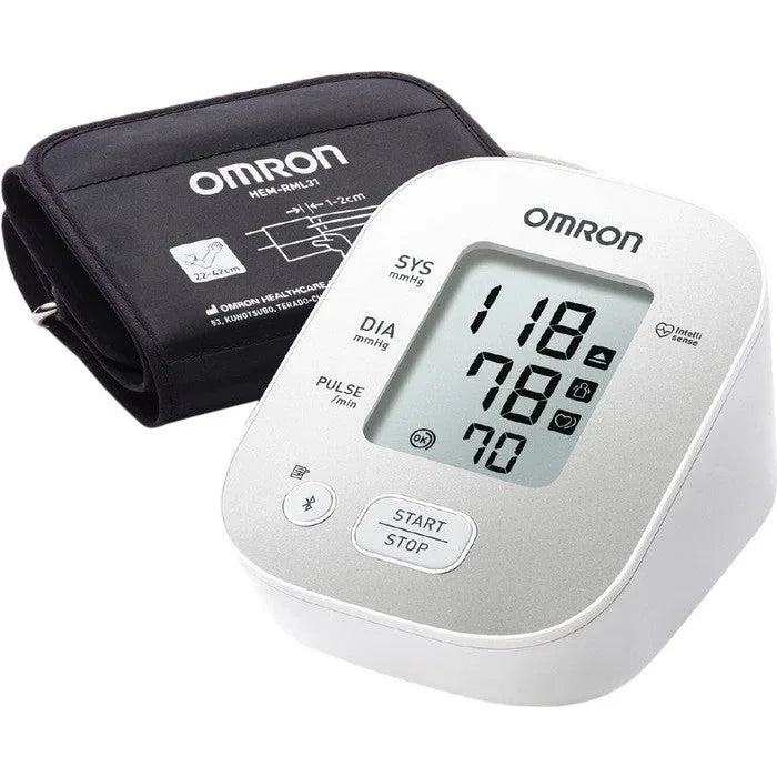 Omron X2 Smart+ Bluetooth Upper Arm Blood Pressure Monitor for Accurate Home Readings - Gomix Brands Outlet
