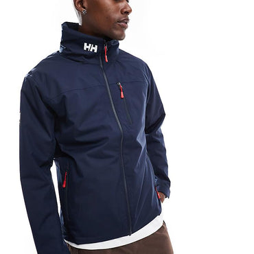 Helly Hansen Crew Hooded Midlayer Sailing Jacket 2.1 - Navy, Weatherproof Comfort