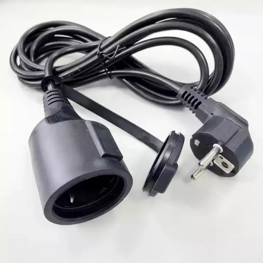 Reliable European 3-Prong AC Power Cable – Universal Euro Extension Cord