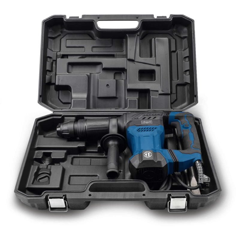 Scheppach AB1500X Powerful 20 Joule SDS Max Demolition Hammer Chisel Kit