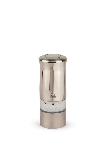 Peugeot Zeli Electric Salt Mill: Sleek Stainless Steel, One-Handed Operation - Gomix Brands Outlet