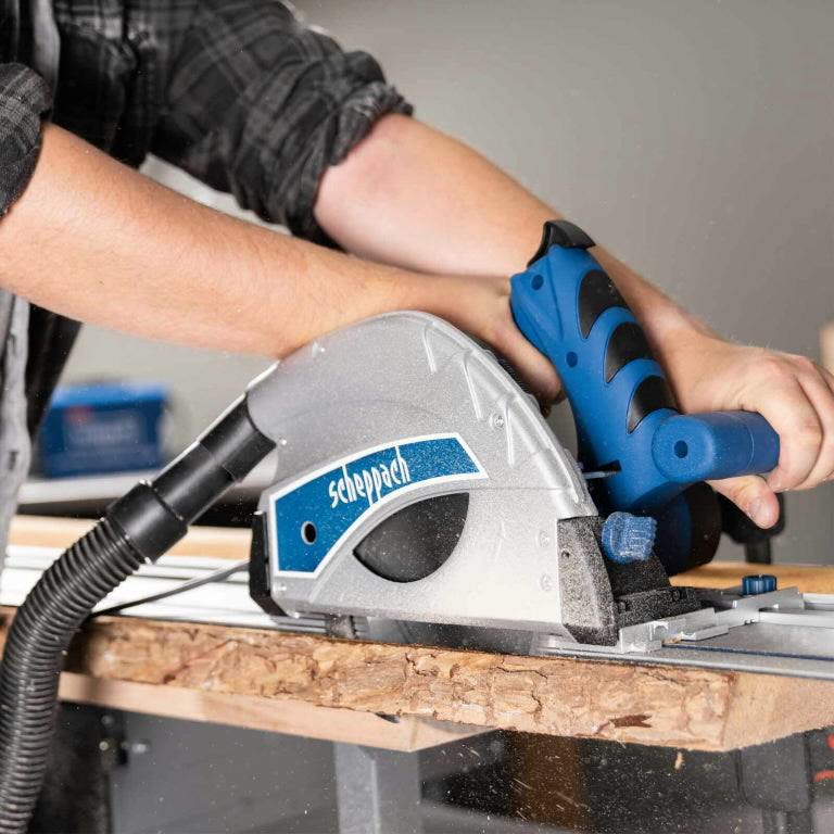 Scheppach PL55 1200W Plunge Saw with 2x700mm Guide Rail Kit