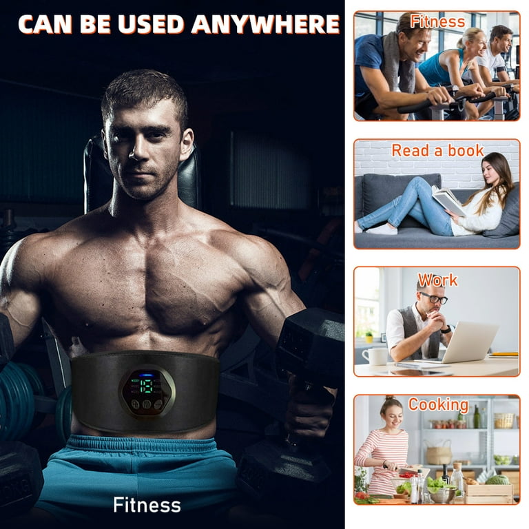DFITO Wireless EMS Smart Abdominal Muscle Toner Belt for Core Strength Training