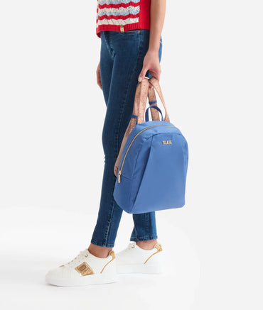 Alviero Martini Women's Nylon Eco Vibe Backpack Denim Blue