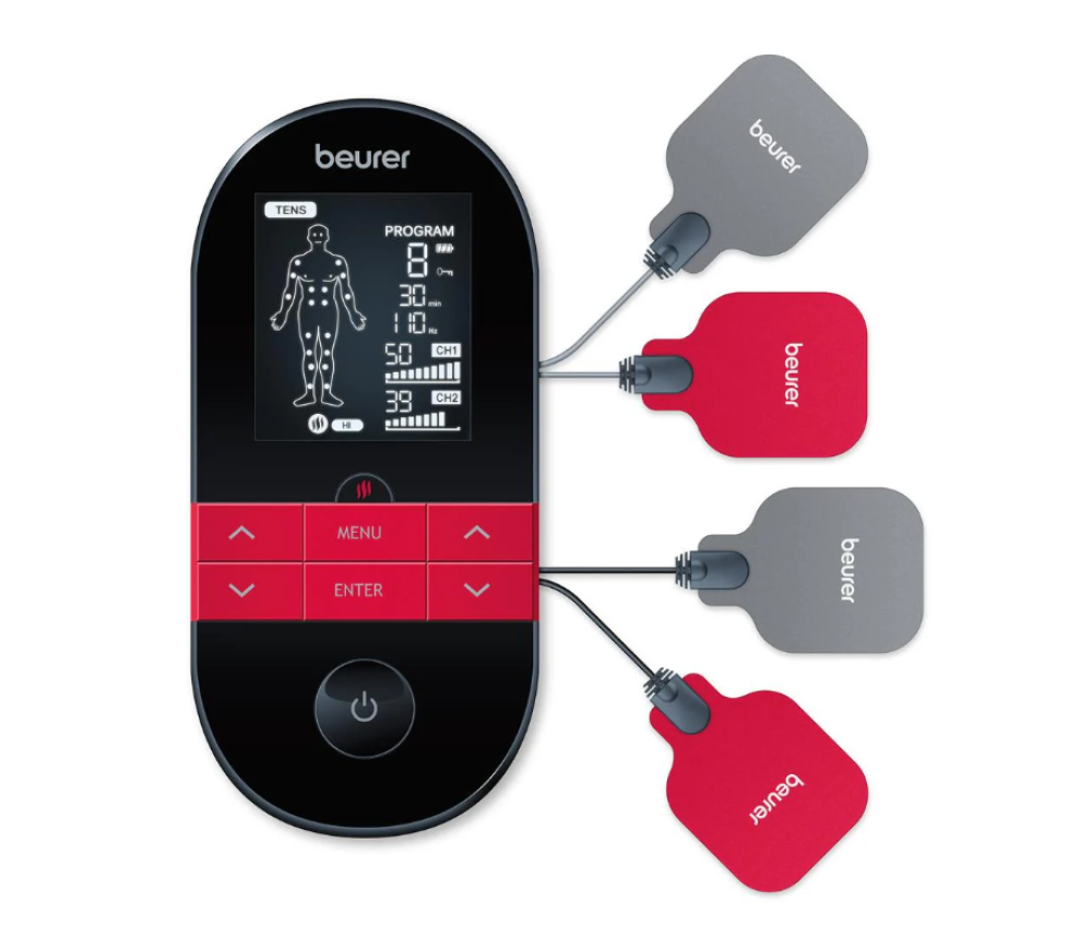 Beurer EM59 TENS Machine with Heat for Pain and Muscle Stimulation