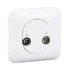 Schneider Electric Ovalis RJ45 Cat.5 UTP Telephone Socket Anthracite S461471 - Gomix Brands Outlet