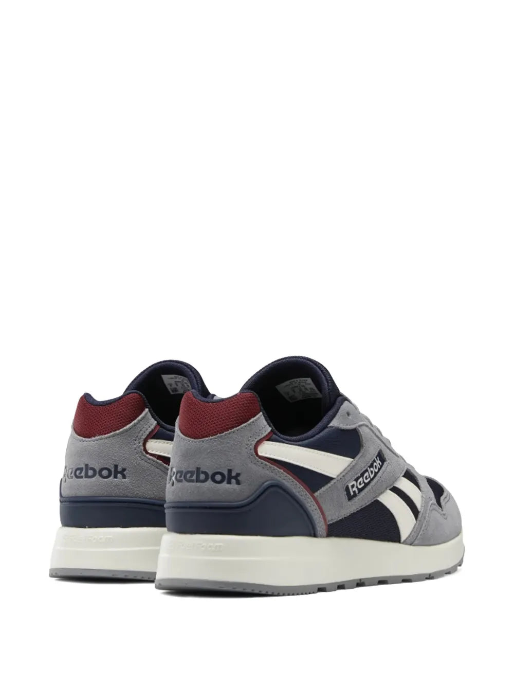 Reebok GL 1000 Vector Navy Men's Suede Lace-Up Sneakers with Rubber Sole