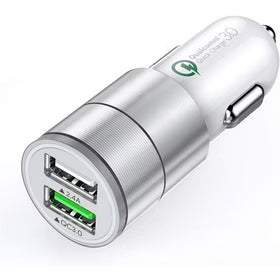 AGPTEK Dual USB Fast Car Charger CC003 for Quick Device Charging