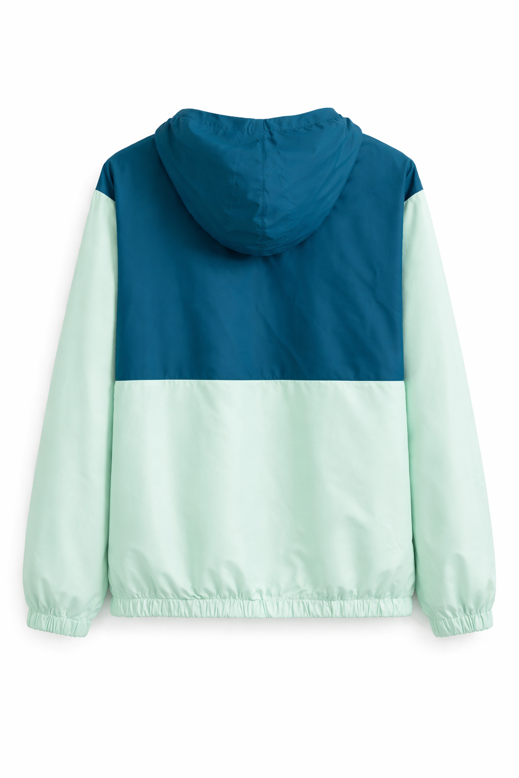 Xersion Girls Youth Turquoise Shock Lightweight Hooded Rain Jacket
