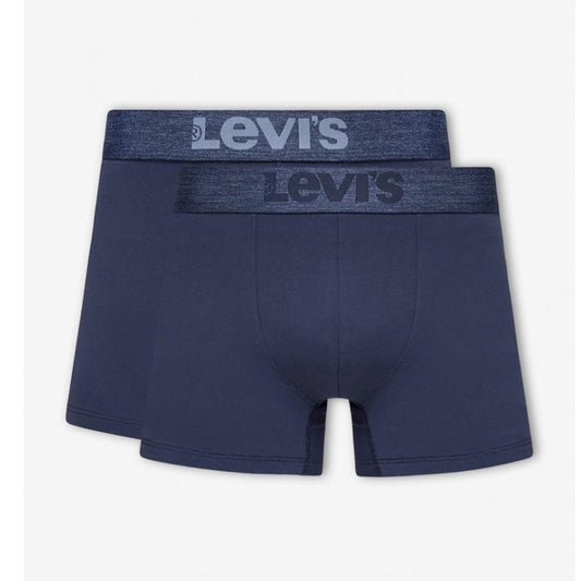 Men's Levi's Blue Cotton Boxer Briefs 2-Pack - Comfortable, Durable Fit