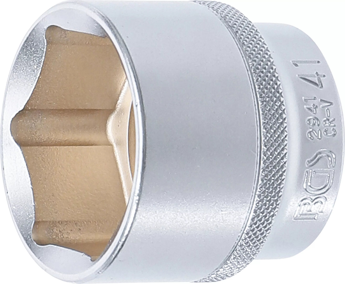 BGS Technic 41mm Hex 1/2-inch Drive Pro Torque Chrome Vanadium Socket