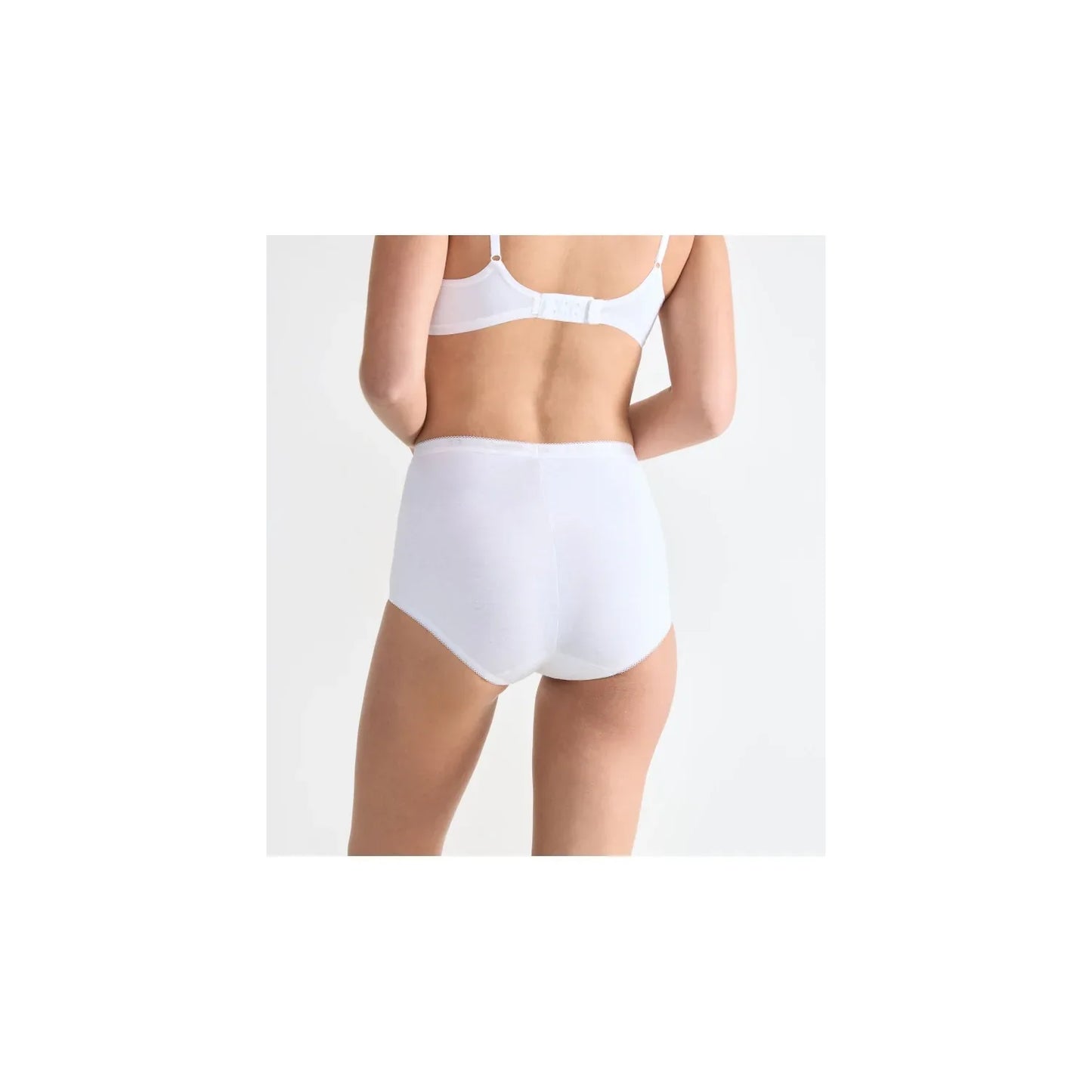 Sloggi Women's Soft Cotton Briefs White - Everyday Comfort Underwear - Gomix Brands Outlet