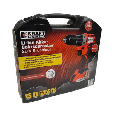 Kraft Walter 20V Brushless Drill - Gomix Brands Outlet